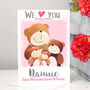 Personalised Love You Beary Much Nanny Card, thumbnail 4 of 8