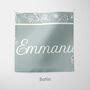 Personalised Blue Woodland Christmas Cushion, thumbnail 7 of 7