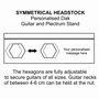 Personalised Guitar Stand And Plectrum Holder, thumbnail 6 of 10