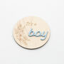 Engraved Baby Boy Announcement Plaque Acrylic, thumbnail 8 of 8