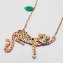 Leopard Pendant Necklace, thumbnail 2 of 5