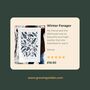 100% Organic Winter Forager Tea Towel, thumbnail 7 of 7