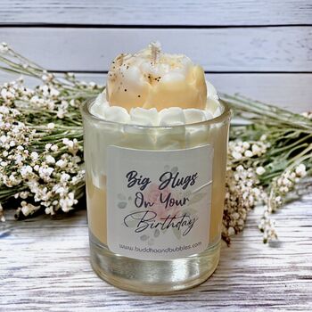 Candle Peony Votive Whipped Wax Gift For Her, 4 of 9