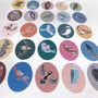 Oval Bird Stickers, thumbnail 4 of 6