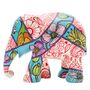 'Henna And Head Scarves' Hand Painted 15cm Elephant, thumbnail 7 of 11