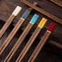 Personalised Wooden Chopstick Rest – Engraved Gift, thumbnail 5 of 7