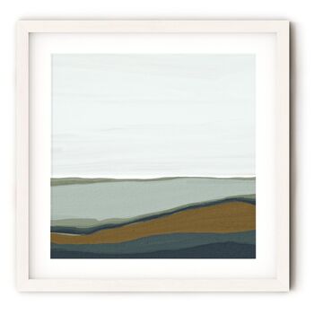 Sky And Seascape Abstract Art Print, 4 of 4