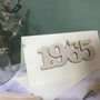 Personalised 1965 60th Anniversary Year Card, thumbnail 6 of 8