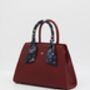 Wonderland Burgundy Structured Medium Tote, thumbnail 6 of 6