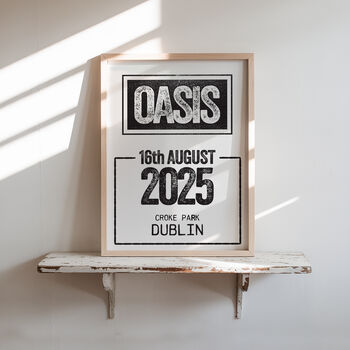 Oasis 2025 Tour Poster, 3 of 9