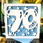 Personalised Balloon 70th Birthday Card, thumbnail 1 of 4
