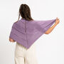 Easy Striped Shawl Knitting Kit, thumbnail 1 of 12