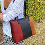Multi Coloured Genuine Leather Shoulder Bag, thumbnail 1 of 2