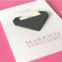 Married At First Sight Style Origami Heart Card, thumbnail 4 of 6