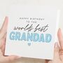 Grandad Birthday Card From Grandkids, thumbnail 1 of 7
