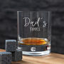 Personalised Whiskey Glass With Name, thumbnail 3 of 5