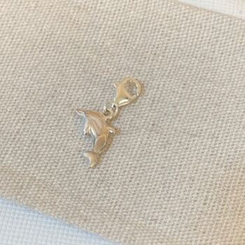 Sterling Silver Dolphin Charm, 3 of 3