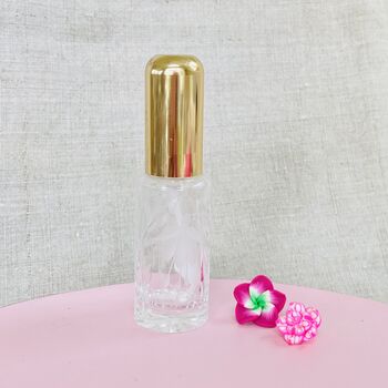 Vintage Stuart Crystal Cut Glass Atomiser Perfume Bottle ~ 37, 2 of 8