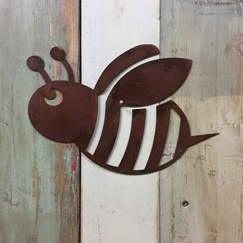 Bumblebee Bee Sign Garden Wall Fence Decoration, 5 of 11