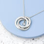 Personalised Russian Ring Crystal Necklace, thumbnail 5 of 8