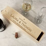 Personalised 5th Anniversary Wine Bottle Box, thumbnail 3 of 8