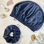 Silk Bonnet And Scrunchie Set Six Colours, thumbnail 1 of 11