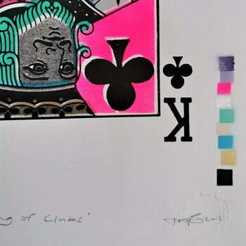 'King Of Clubs' Neon Limited Edition Print, 5 of 12