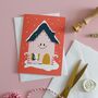 Festive House Christmas Card, thumbnail 1 of 3