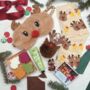 Reindeer Christmas Pamper Gift Box For Tweens And Teens – Eye Mask, Socks And Festive Treats, thumbnail 2 of 12