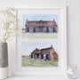 Personalised Double House Portrait, thumbnail 3 of 4