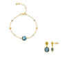 Iseo London Topaz And Gold Plated Jewellery Set, thumbnail 4 of 5