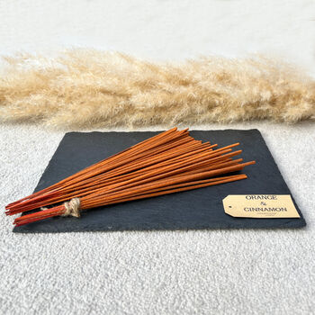 Orange And Cinnamon Natural Incense Sticks, 5 of 6