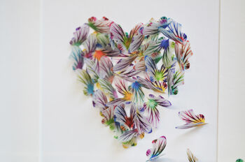 Memories 3D Framed Butterfly Heart Art, 3 of 6