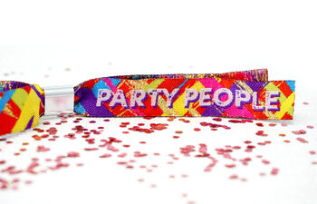 House Party Festival Party At Home Wristband Favours, 8 of 10