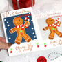 Gingerbread Man Grandchildren Christmas Card, thumbnail 1 of 4