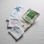 Organic Cotton Hankies Set Of Three In A Fabric Bag, thumbnail 1 of 12