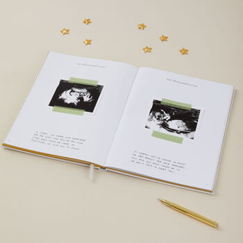 My Pregnancy Journal Woodland | Baby Memory Book With Woodland Animals, 7 of 9