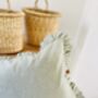 Reversible Floral Print Cushion, thumbnail 3 of 3