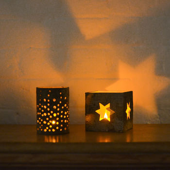cinnamon lantern mini wood wooden notonthehighstreet