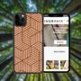 Geometric Cube Wooden Phone Case iPhone Samsung Google, thumbnail 5 of 6
