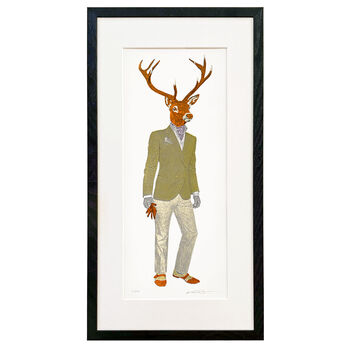 The Gatsby Stag | Silkscreen Print, 3 of 4