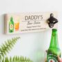 Personalised Wooden Bottle Opener Plaque, thumbnail 1 of 10