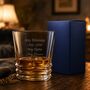 Personalised Ridged Whisky Glass For Him, thumbnail 1 of 4
