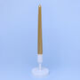 G Decor Velaré Golden Hour Set Of Two, 10 Or 20 Tall Hand Finished Opaline Dinner Candles And Taper Candles, thumbnail 3 of 3