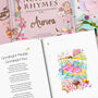 Nursery Rhymes And Personalised Poems In Adorable Pink, thumbnail 6 of 9