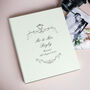 Personalised Black Ornate Swirl Photo Album, thumbnail 1 of 6
