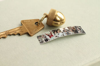 Acorn Photo Locket Keyring, 5 of 6