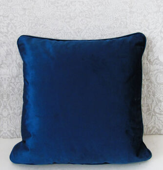 Blue Indigo Snakeshead William Morris 18' Cushion Cover, 4 of 8