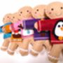 Sewing Kit Gingerbread Men In Jumpers Christmas Garland, thumbnail 10 of 10