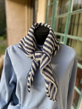 New! Alpaca Stripe Neckerchief, 5 of 11